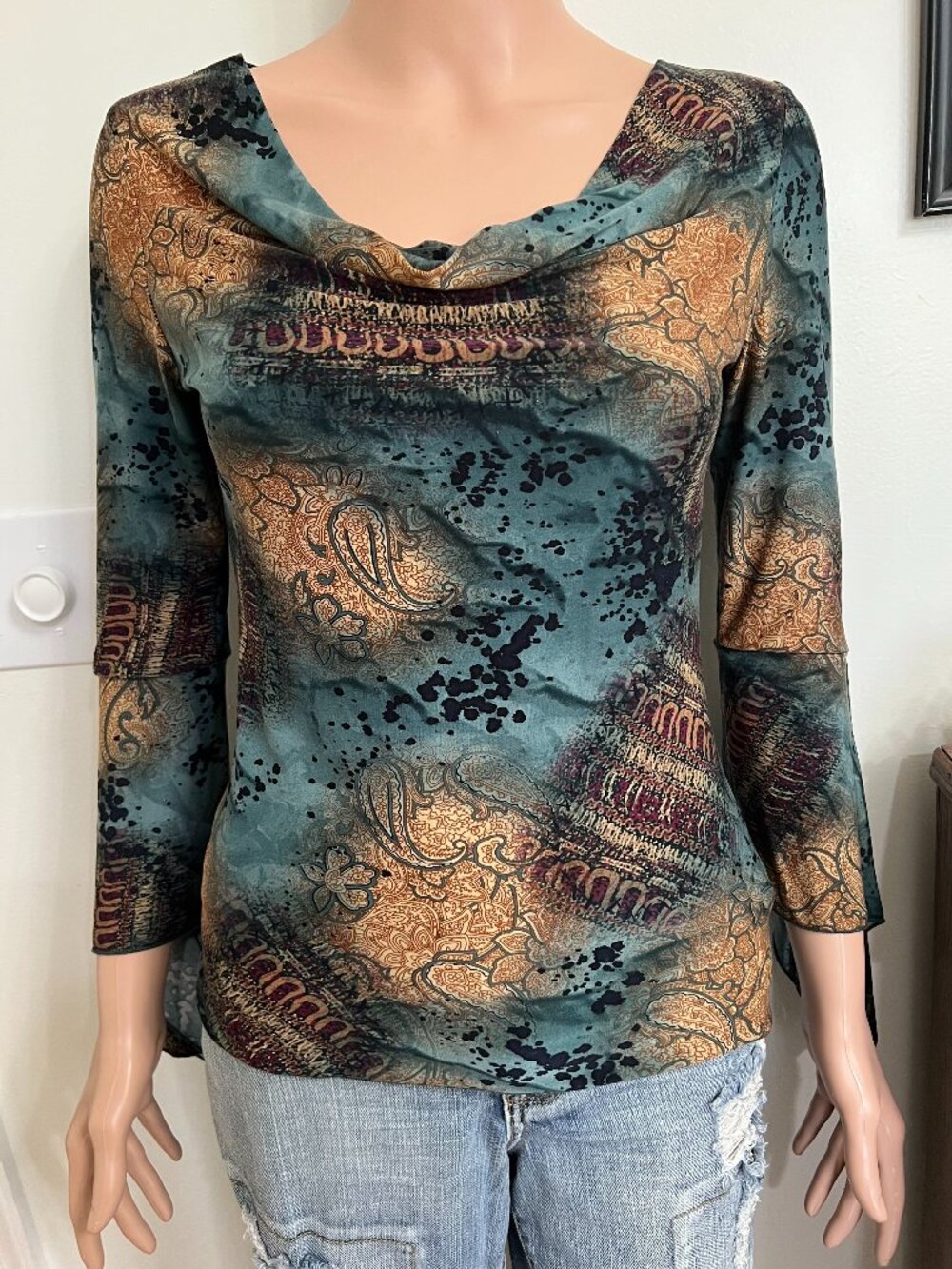 Gorgeous Y2K whimsigoth top size S